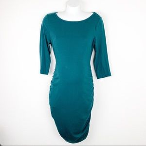 Maternity Scoop Neck Jersey Dress